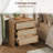 (Set of 2)Rattan Nightstand with Charging Station-296126407-296126456