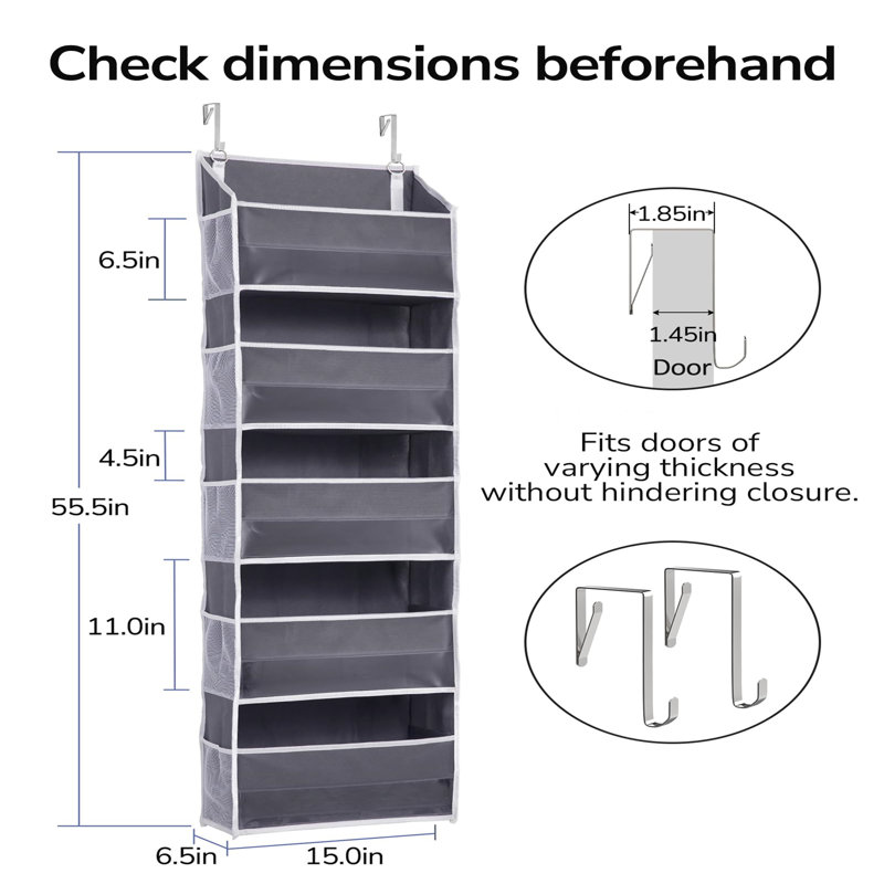 15 Pair Hanging Shoe Organiser
