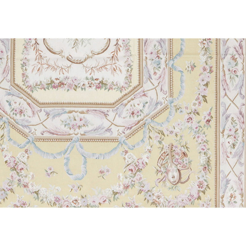 Aubusson Renaissance Wool Oriental Area Rug