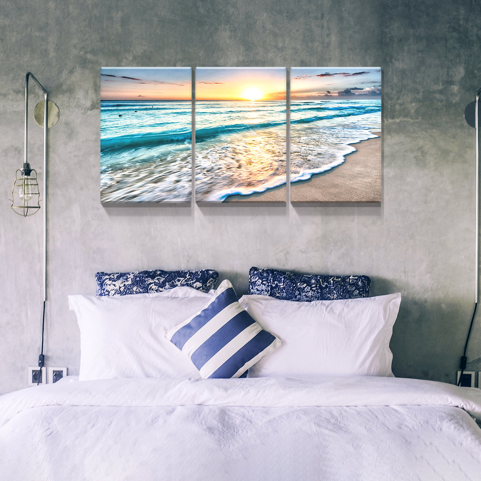 Dovecove Framed On Canvas 3 Pieces Print | Wayfair