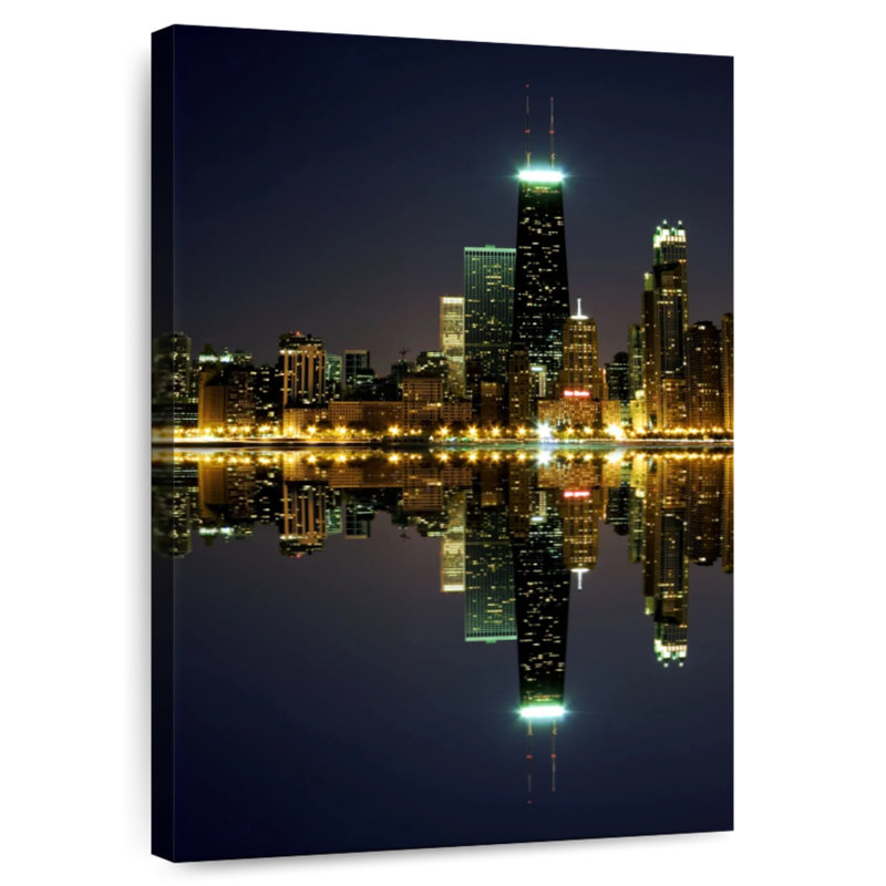 Aime Night In Chicago, H 30 po x l 20 po