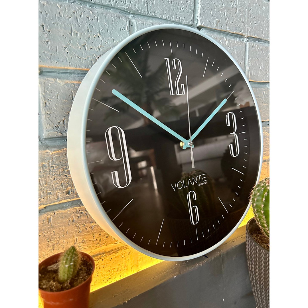 Analoge Wanduhr Ampelio 30 cm