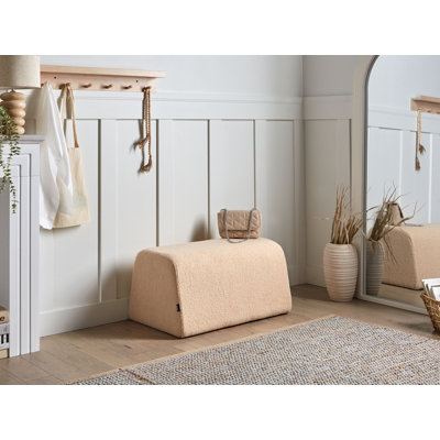 79cm Wide Irregular Solid Colour Pouffe Ottoman