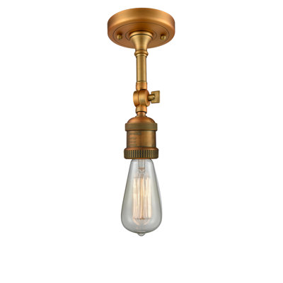 Arguelles Glass Semi Flush Mount