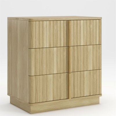 Ensemble de 2 tables de chevet en bois