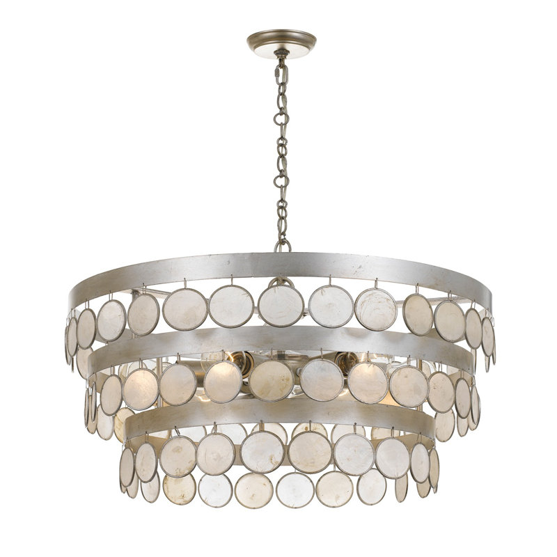 Tisa 6 - Light Dimmable Tiered Chandelier