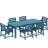 Six-piece Outdoor Patio Dining Table Set-1293898318