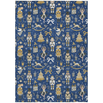 Xhevrie Machine Woven Area Rug