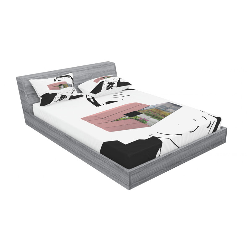 Microfiber Sheet Set, Full Sheet Set + Fitted Sheet + 2 Pillowcases