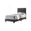 Lit simple chic noir pour chaque espace