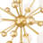 24'' Sun Gold Sputnik Chandelier for Living Room, Dining Room, or Bedroom – 11-Light Modern Ceiling Fixture with G9 LED Bulb Base-41794207