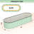 Galvanized Oval Raised Garden Bed with Open Base - Planter Box for Vegetables and Flowers-368411582-368411578