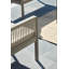 Ensemble de conversation d'extérieur en aluminium 4 pièces avec table basse Amorino