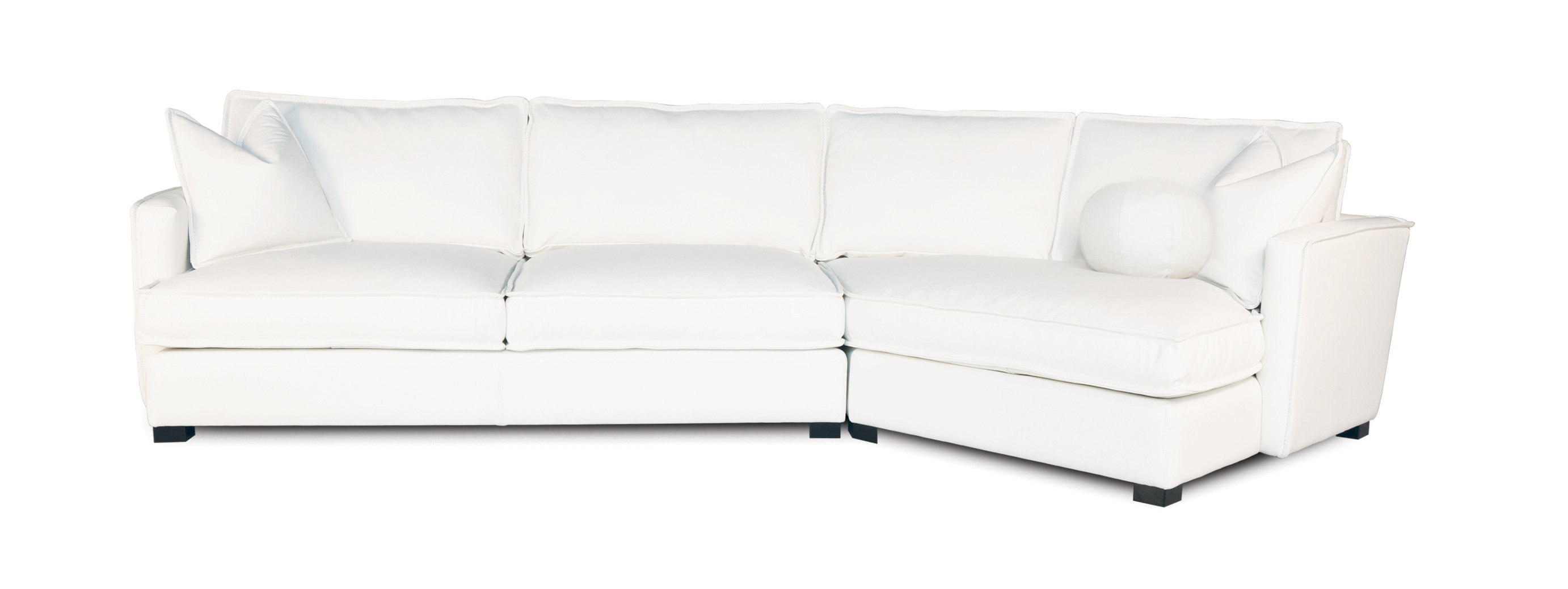 Eleanor Rigby Delano 83" Wide Genuine Leather Corner Sectional | Wayfair