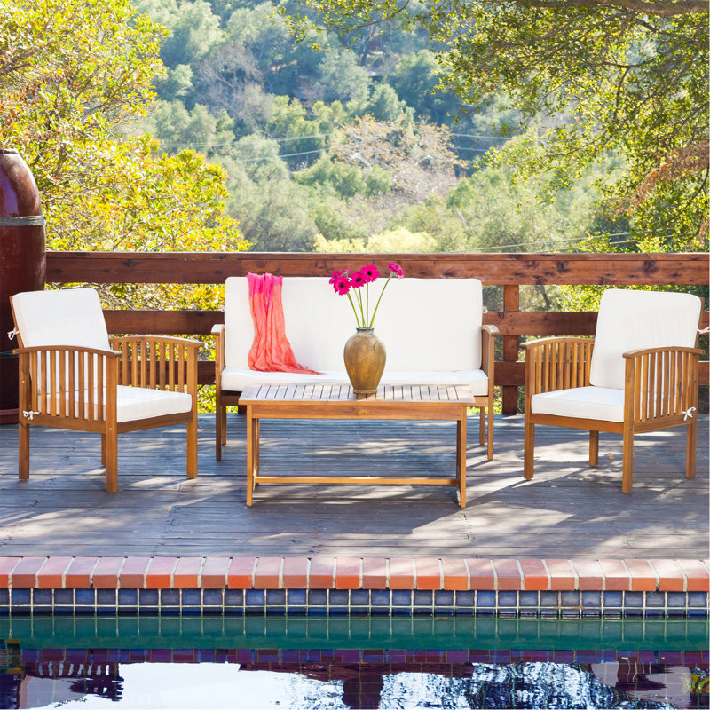 4Pc Chat Set, Teak