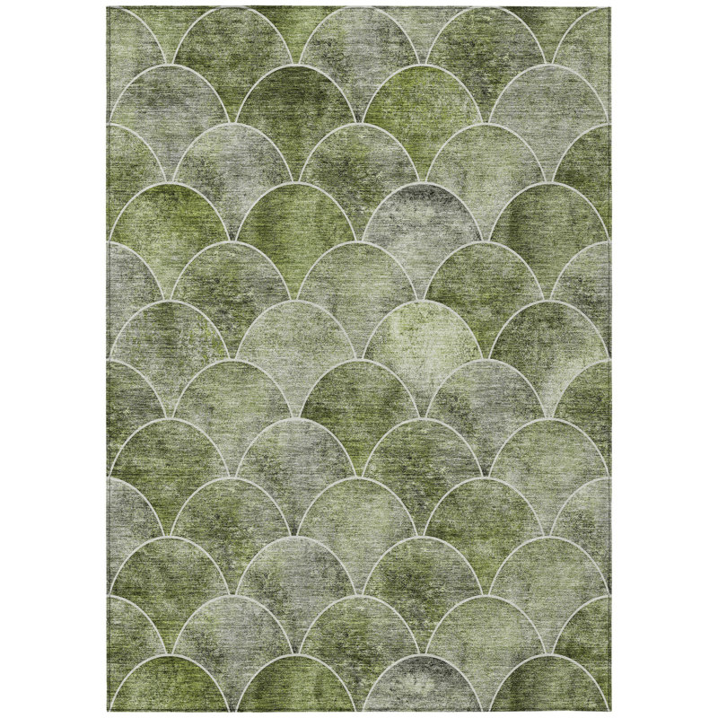 Tapis intérieur lavable abstrait ivoire 8 pi x 10 pi