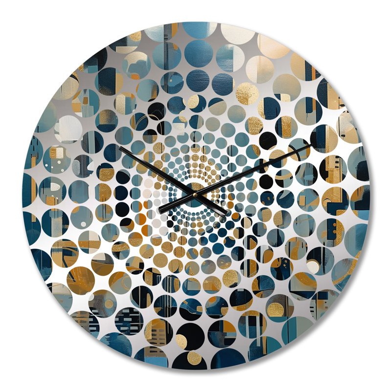 Horloge murale Karai - Paysages abstraits, Petit