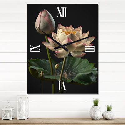 Horloge murale rétro Lotus