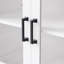 Storage Cabinet with Glass Doors and Adjustable Shelves-511437884