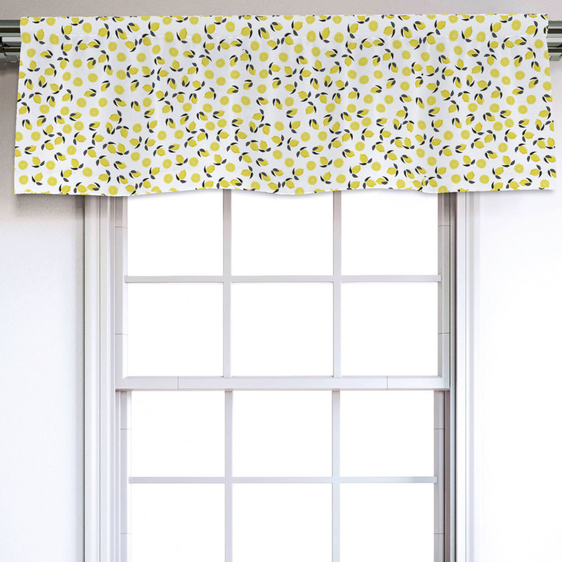Sateen Ruffled Window Valance