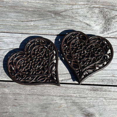 Metal 2 Piece Trivet Set