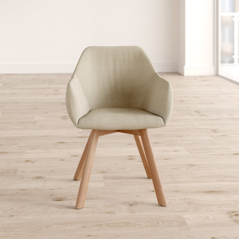 Alaina Upholstered Armchair, Beige