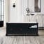 Banc de rangement avec 2 tiroirs et 2 armoires, banc à chaussures avec coussin amovible-1584099680-1584099686