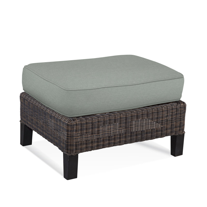Repose-pieds avec coussin Tangier, Gris texturé; 6367-84