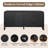 59.05'' Sideboard Buffet Cabinet With 4 Fluted Doors-1698015558