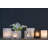 Glass Tabletop Votive Holder-33004014-33004013