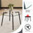Modern Round Clear Tempered Glass Dining Table-1166428360-1166451386