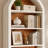Storage Display Shelf,Elegant Arch Design Bookshelf