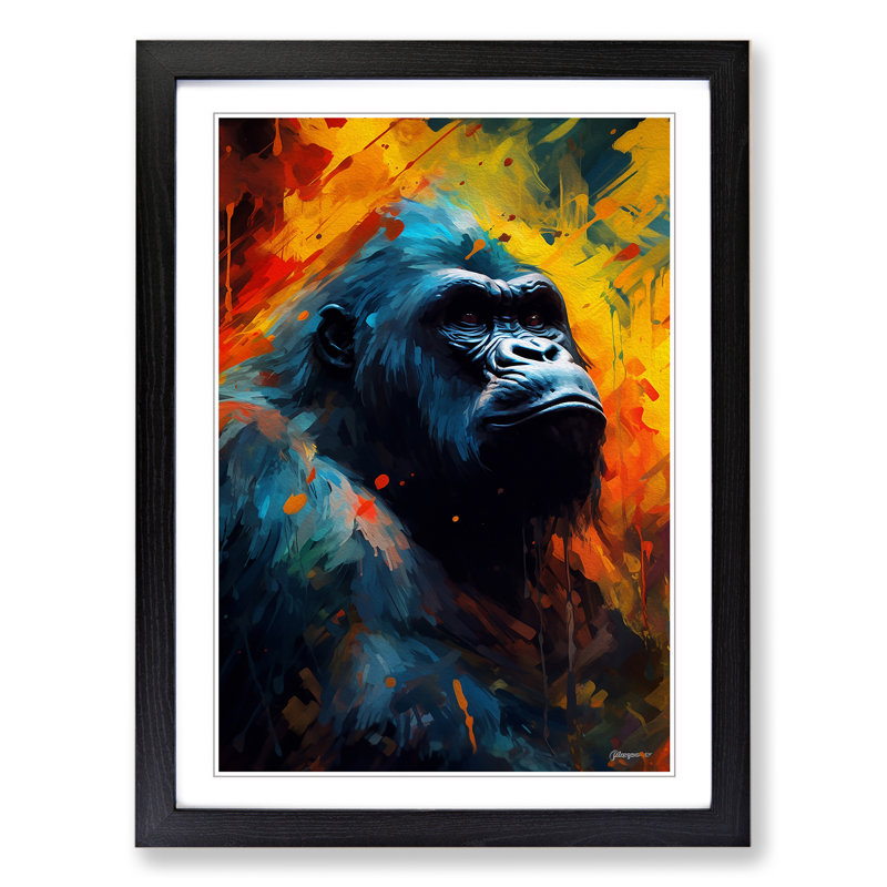 Gorilla Abstract No.2 - Framed Print