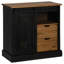 Sideboard HALDEN With Sliding Door 80X40x80 Cm Solid Wood-1043536392