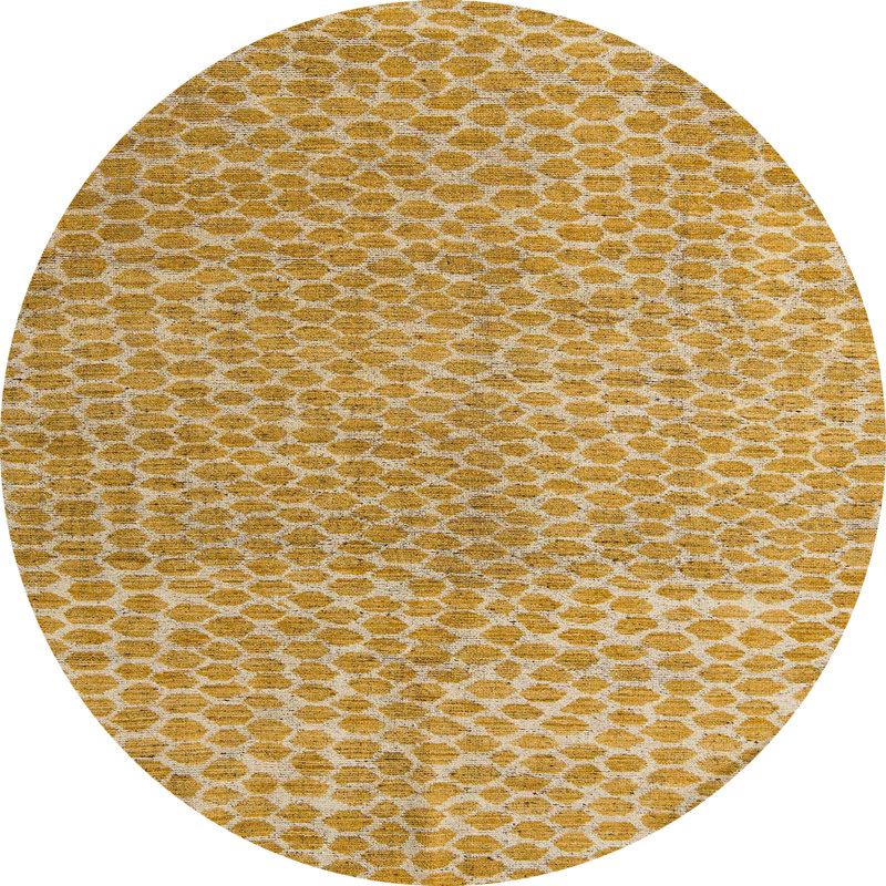 Tapis abstrait moderne 5387, Rond 6 pi