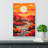 Japanese Sunset Colour Field No.2 - No Frame Print-1324153987