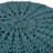 Shelby 20"W Cotton Hand Knit Round Pouf-664657351