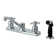 Kingston Brass Concord Two-Handle 8" Centerset Kitchen Faucet