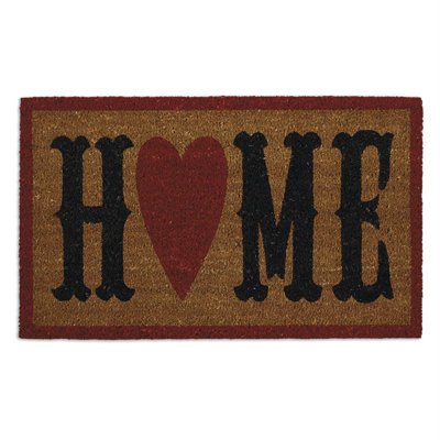 Coeur intérieur 30 po x 18 po tapis de porte extérieur antidérapant Enos