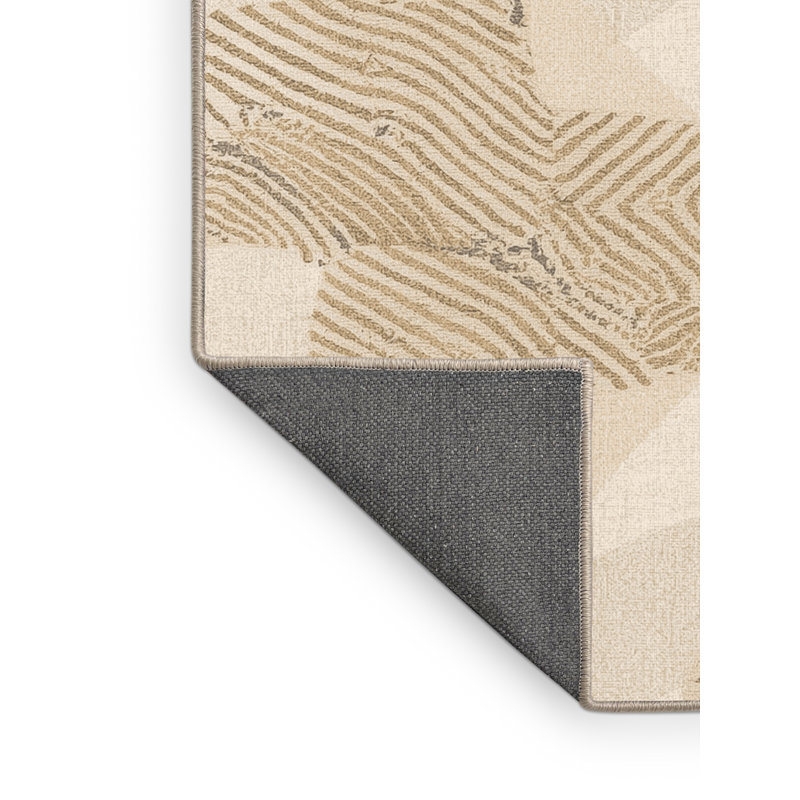 Tapis à rayures douces et douces Dormont, 3x5