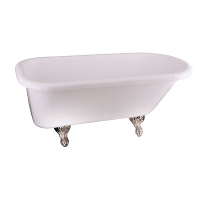67'' x 29.5'' Soaking Acrylic Bathtub