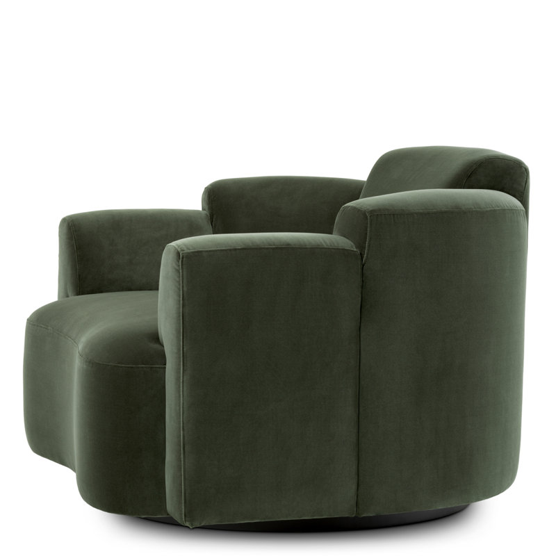 Swivel Chair Marbella Torrin Green Velvet