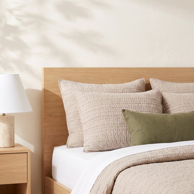 Channel Handstitched Organic Cotton Shams
