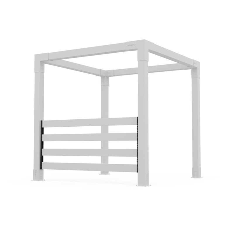 Panneau en U Toja pour panneau d'intimité, paquet de 2, H 38,75 po x l 1,75 po x P 96 po