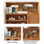 Armoire de rangement scandinave en bois massif