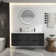 Bathilde 48" Wall-Mount Double Bathroom Vanity with Resin Top