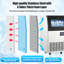 Yesurprise 110 lb. Daily Production Nugget Clear Ice Freestanding Ice Maker
