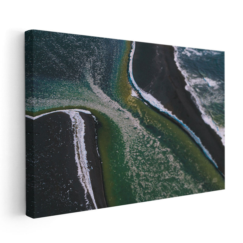 Islande Shores I - reproduction d'art sur toile, H 24 po x l 36 po