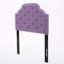 Tête de lit tapissier capitonnée, tête de lit en bois massif avec pieds en métal durable, tête de lit à hauteur réglable avec garniture cloutée, tête de lit en tissu-110856462-110856463