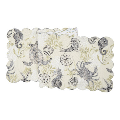 Anahli Cannon Beach Cotton Table Runner